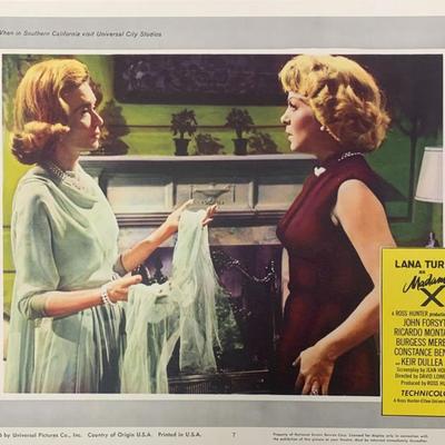 Madam X 1966 original lobby card set