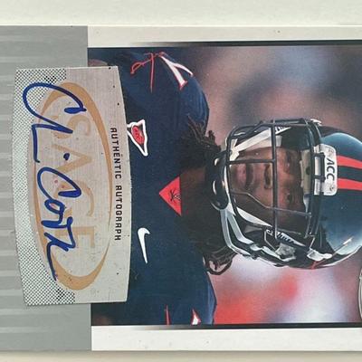 Chris Cook signed autograph card