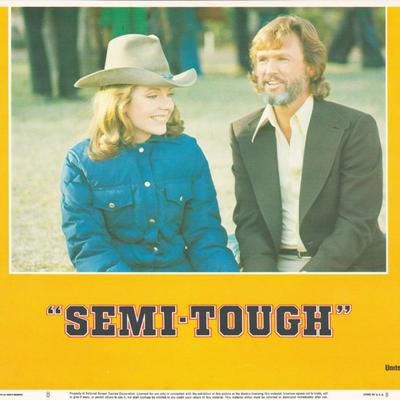 Semi-Tough 1977 original vintage lobby card