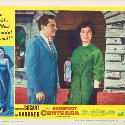 The Barefoot Contessa 1954 original vintage lobby card
