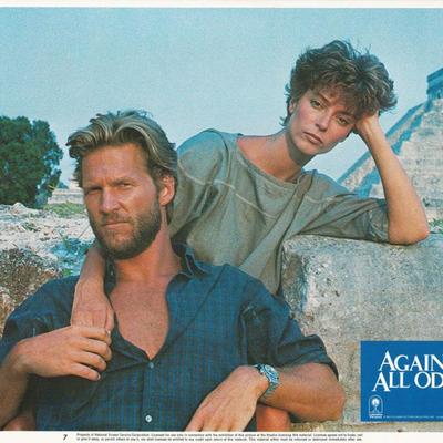 Against All Odds 1984 original vintage lobby card