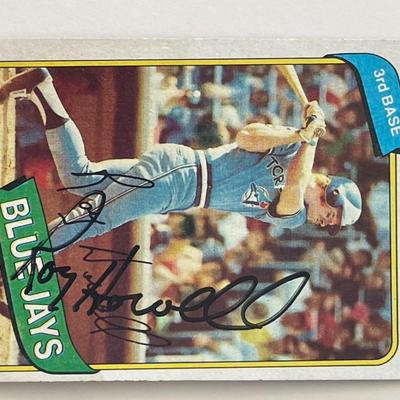 Toronto Blue Jays Roy Howell signed 1980 Topps #488 trading card