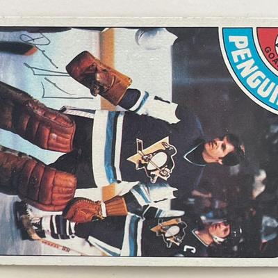 Pittsburgh Penguins Denis Herron 1978 Topps #172 signed trading card