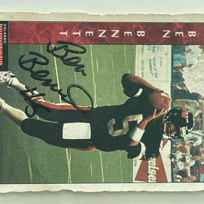Orlando Predators Ben Bennett 1994 Pioneer #5 signed trading card