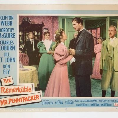 The Remarkable Mr. Pennypacker original 1959 vintage lobby card