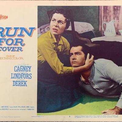 Run For Cover 1955 original lobby card