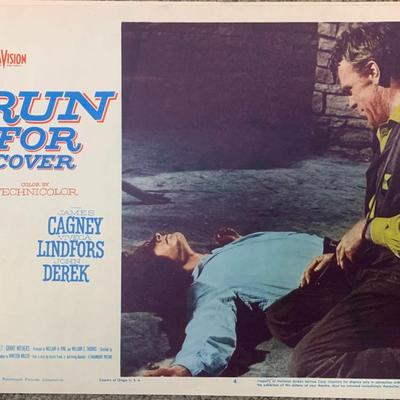 Run For Cover 1955 original lobby card