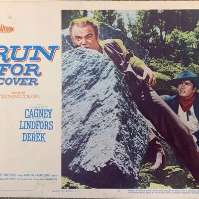 Run For Cover 1955 original lobby card
