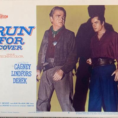 Run For Cover 1955 original lobby card