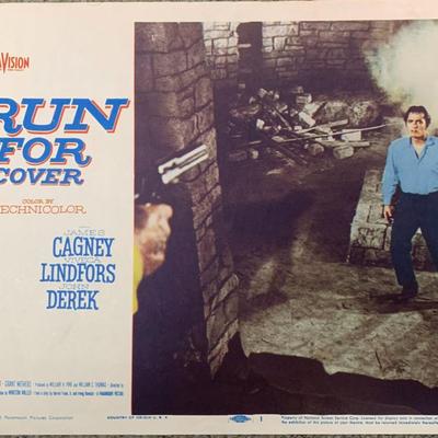 Run For Cover 1955 original lobby card
