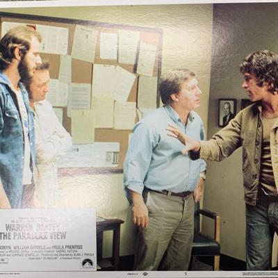 The Parallax View 1974 original lobby card set