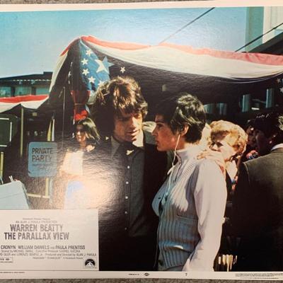 The Parallax View 1974 original lobby card set