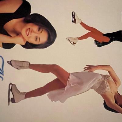 Kristi Yamaguchi facsimile signed photo. 5x7 inches