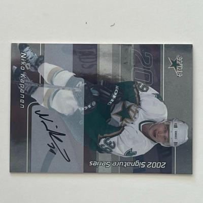 Dallas Stars Niko Kapanen 2002 Signature Series #232 signed trading card