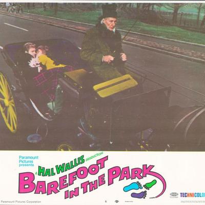 Barefoot in the Park 1967 original vintage lobby card