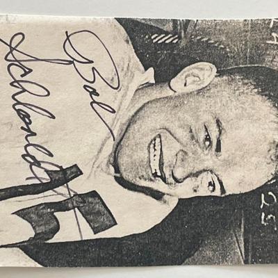 Bob Schloredt signed photo