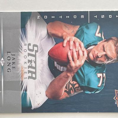 Miami Dolphins Jake Long 2008 Upper Deck Star Rookies trading card