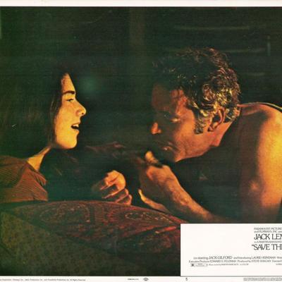 Save the Tiger 1972 original vintage lobby card