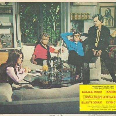 Bob & Carol & Ted & Alice 1969 original vintage lobby card