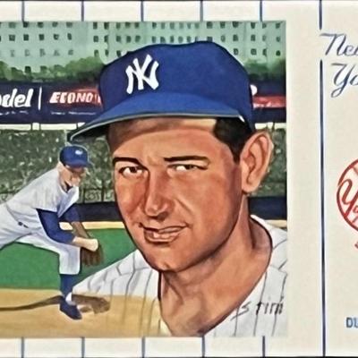 1961 New York Yankees Team Duke Maas Postcard Series No.3. Card 5 of 12