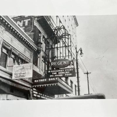 The Regent Theater vintage photo