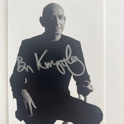 Sexy Beast Ben Kingsley signed photo