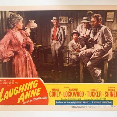 Laughing Anne original 1954 vintage lobby card