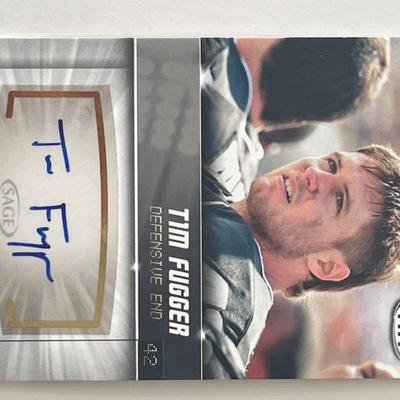Tim Fugger signed autograph card