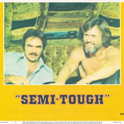 Semi-Tough 1977 original vintage lobby card