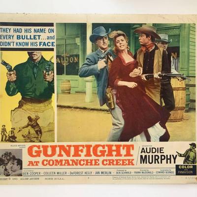Gunfight at Comanche Creek original 1963 vintage lobby card
