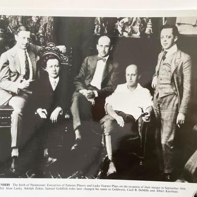Paramount Founders unsigned photo