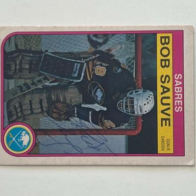 Buffalo Sabres Bob Suave 1982 O-Pee-Chee #34 signed trading card