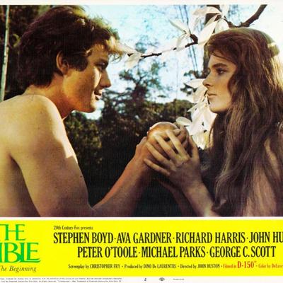 The Bible: In the Beginning.. 1966 original vintage lobby card