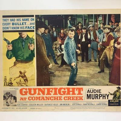 Gunfight at Comanche Creek original 1963 vintage lobby card