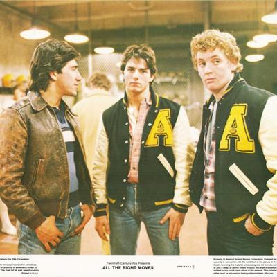 All the Right Moves 1983 original vintage lobby card