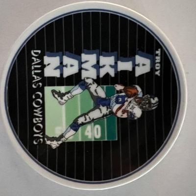 Troy Aikman Rare porcelain plate