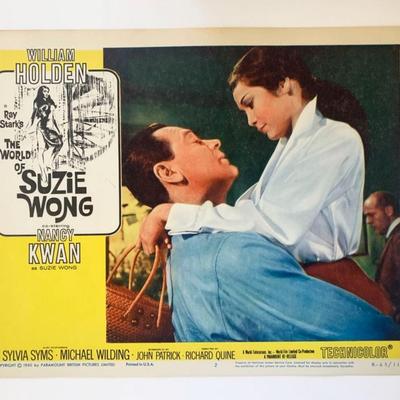 The World of Suzie Wong original 1965R vintage lobby card