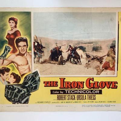 The Iron Glove original 1954 vintage lobby card