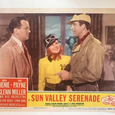 Sun Valley Serenade original 1941 vintage lobby card