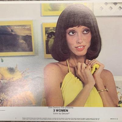3 Women 1977 original lobby card set