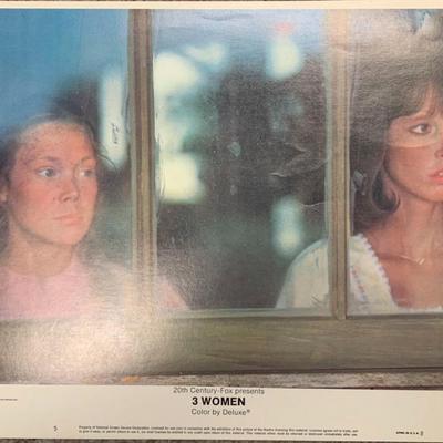 3 Women 1977 original lobby card set