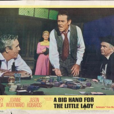 A Big Hand for The Little Lady set of 8 original lobby cards
