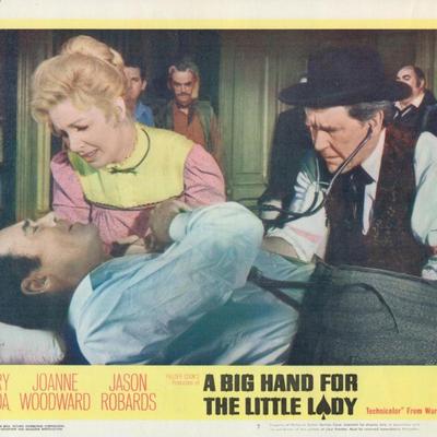A Big Hand for The Little Lady set of 8 original lobby cards