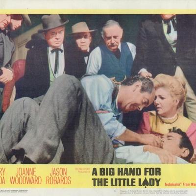 A Big Hand for The Little Lady set of 8 original lobby cards