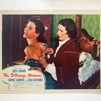 The Strange Woman original 1946 vintage lobby card
