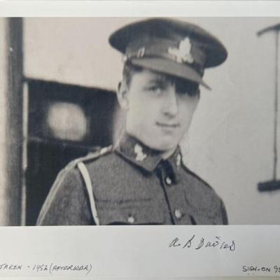 WWII Alfred Davies signed photo