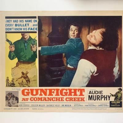 Gunfight at Comanche Creek original 1963 vintage lobby card