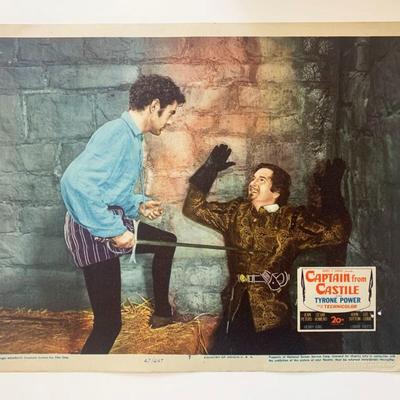 Captain from Castile original 1947 vintage lobby card