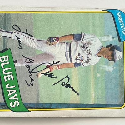 Toronto Blue Jays Luis Gomez signed 1980 Topps #169 trading card
