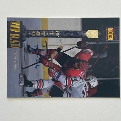 Adirondack Red Wings Tim Taylor 1994 Signature Rookies signed trading card